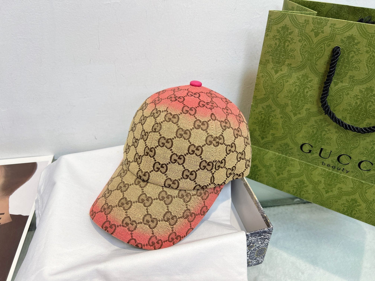 Gucci Baseball Cap - Blue / Pink